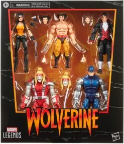 Hasbro Marvel Legends Wolverine 5 Pack With Omega Red, Cyber, Callisto, Jason Wyngarde Action Figures -Hasro Model Shop 05010993858255