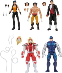 Hasbro Marvel Legends Wolverine 5 Pack With Omega Red, Cyber, Callisto, Jason Wyngarde Action Figures