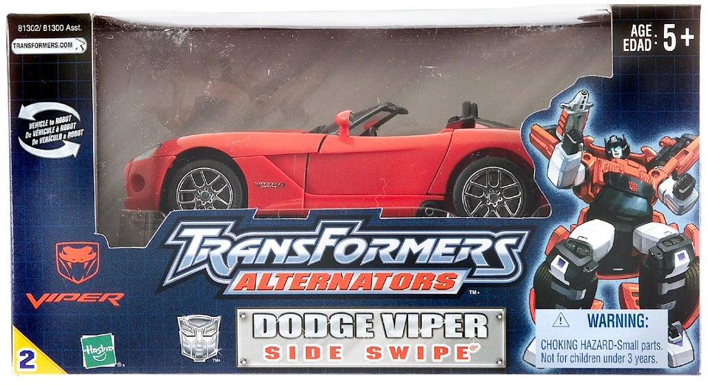 Hasbro Transformers Alternators #02 Sideswipe - Dodge Viper 3 Hasbro Transformers Alternators #02 Sideswipe - Dodge Viper