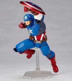 Amazing Yamaguchi Revoltech Figure Complex Captain America 2023 Reissue -Hasro Model Shop 4537807013460h