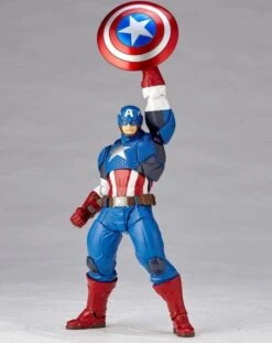 Amazing Yamaguchi Revoltech Figure Complex Captain America 2023 Reissue -Hasro Model Shop 4537807013460j