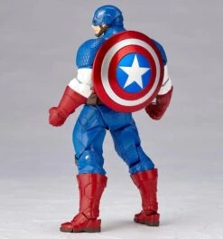 Amazing Yamaguchi Revoltech Figure Complex Captain America 2023 Reissue -Hasro Model Shop 4537807013460l