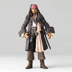 Amazing Yamaguchi Revoltech Figure Pirates Of The Caribbean Jack Sparrow (2023 Release) NR006 -Hasro Model Shop 4537807220059d