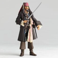 Amazing Yamaguchi Revoltech Figure Pirates Of The Caribbean Jack Sparrow (2023 Release) NR006 -Hasro Model Shop 4537807220059e