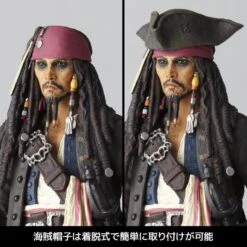Amazing Yamaguchi Revoltech Figure Pirates Of The Caribbean Jack Sparrow (2023 Release) NR006 -Hasro Model Shop 4537807220059f