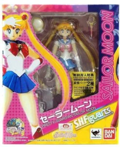 Bandai S.H. Figuarts Sailor Moon With Luna Action Figure 1st Edition W/ Bonus Face -Hasro Model Shop 4543112644909