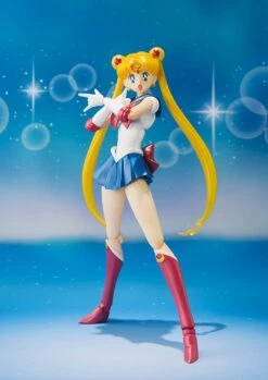 Bandai S.H. Figuarts Sailor Moon With Luna Action Figure 1st Edition W/ Bonus Face -Hasro Model Shop 4543112644909b