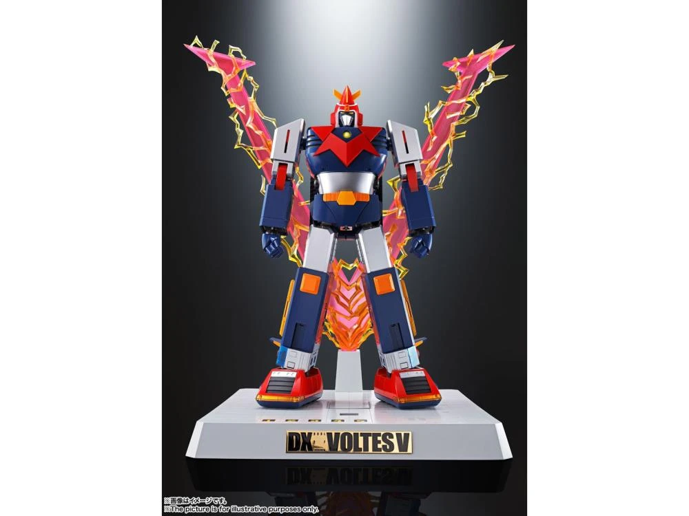 Bandai DX Soul Of Chogokin Super Electromagnetic Machine Voltes V Action Figure 3 Bandai DX Soul Of Chogokin Super Electromagnetic Machine Voltes V Action Figure - Image 2