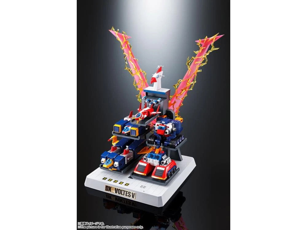 Bandai DX Soul Of Chogokin Super Electromagnetic Machine Voltes V Action Figure 4 Bandai DX Soul Of Chogokin Super Electromagnetic Machine Voltes V Action Figure - Image 3