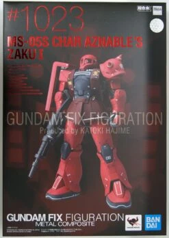Bandai Gundam Fix Figuration Metal Composite Kidou Senshi Gundam: The Origin GFFMC MS-05S Zaku I Char Custom -Hasro Model Shop 4573102608727