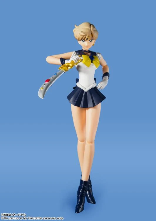 Bandai S.H. Figuarts Sailor Uranus Animation Color Edition Sailor Moon Action Figure 6 Bandai S.H. Figuarts Sailor Uranus Animation Color Edition Sailor Moon Action Figure - Image 4