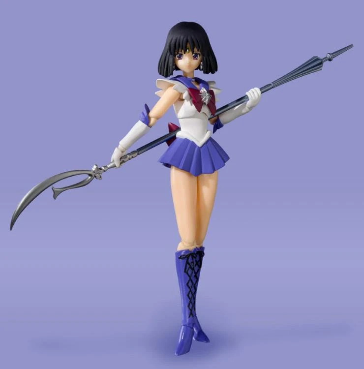 Bandai S.H. Figuarts Sailor Saturn Animation Color Edition Sailor Moon Action Figure 4 Bandai S.H. Figuarts Sailor Saturn Animation Color Edition Sailor Moon Action Figure - Image 2