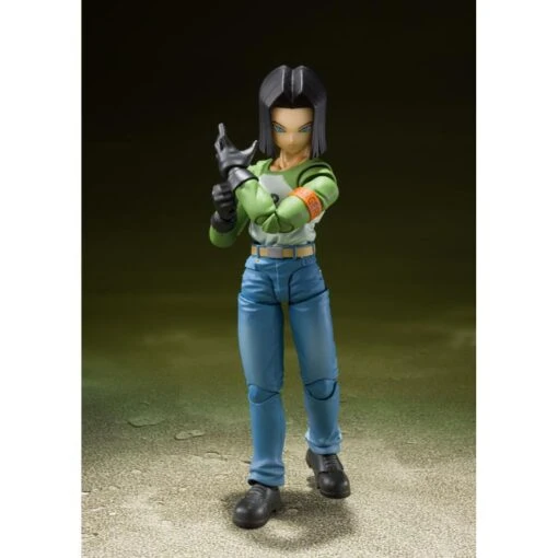 Bandai S.H. Figuarts Dragon Ball Super Android 17 (Universe Survival Saga) Exclusive Action Figure -Hasro Model Shop 4573102618740a