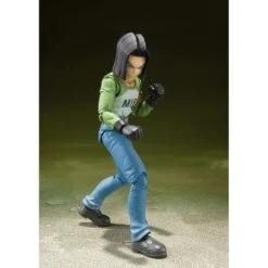 Bandai S.H. Figuarts Dragon Ball Super Android 17 (Universe Survival Saga) Exclusive Action Figure -Hasro Model Shop 4573102618740b