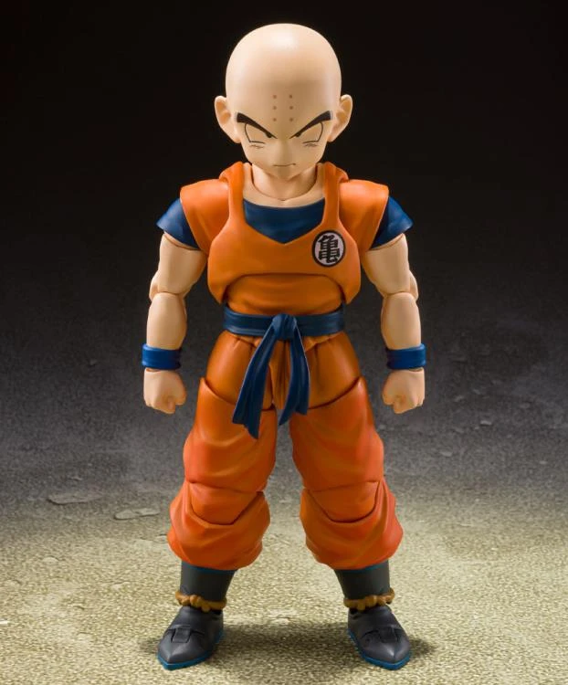 Bandai S.H. Figuarts Dragon Ball Z Krillin Earth's Strongest Man Action Figure 4 Bandai S.H. Figuarts Dragon Ball Z Krillin Earth's Strongest Man Action Figure - Image 2
