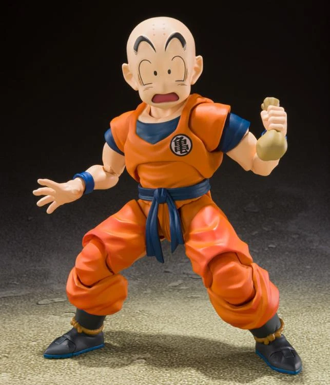 Bandai S.H. Figuarts Dragon Ball Z Krillin Earth's Strongest Man Action Figure 5 Bandai S.H. Figuarts Dragon Ball Z Krillin Earth's Strongest Man Action Figure - Image 3