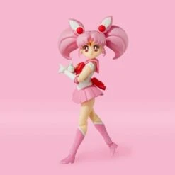 Bandai S.H. Figuarts Sailor Chibi Moon Animation Color Edition Sailor Moon Action Figure -Hasro Model Shop 4573102629838b