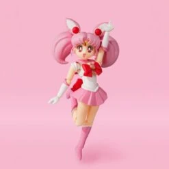 Bandai S.H. Figuarts Sailor Chibi Moon Animation Color Edition Sailor Moon Action Figure -Hasro Model Shop 4573102629838d