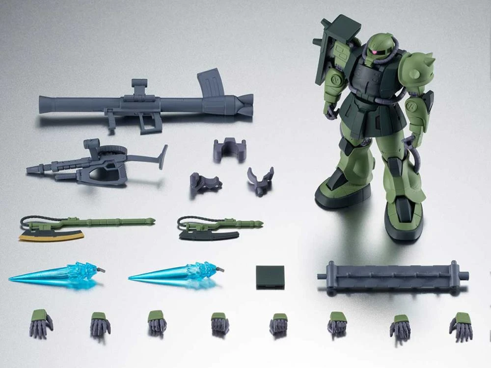 Bandai Robot Spirits #R-294 MS-06JC Zaku II Type JC Ver. A.N.I.M.E. Action Figure 11 Bandai Robot Spirits #R-294 MS-06JC Zaku II Type JC Ver. A.N.I.M.E. Action Figure - Image 9