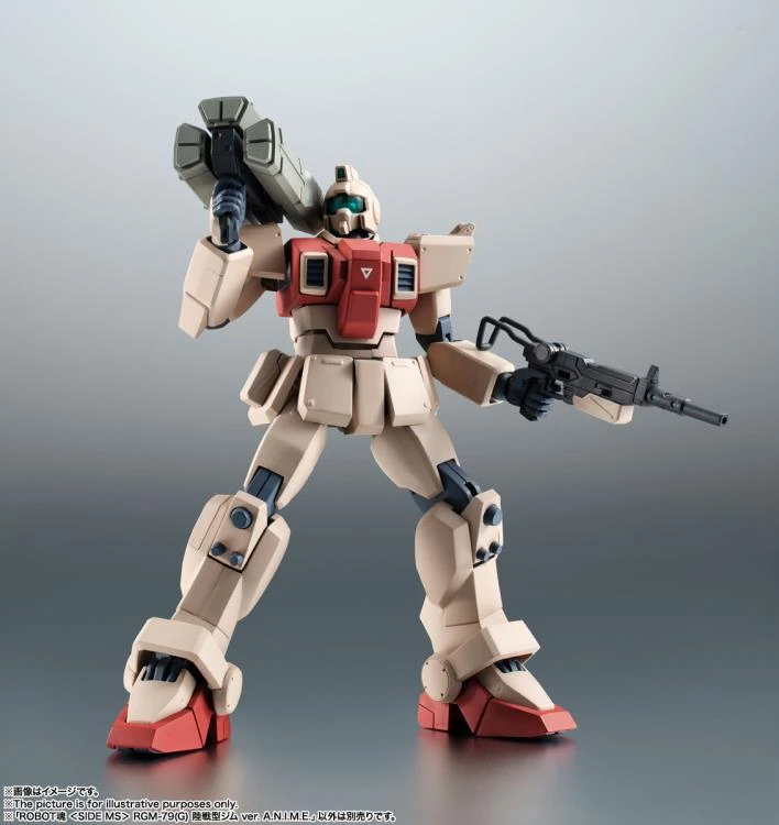 Bandai Robot Spirits #R-295 RGM-79(G) GM Ground Type Ver. A.N.I.M.E. Action Figure 10 Bandai Robot Spirits #R-295 RGM-79(G) GM Ground Type Ver. A.N.I.M.E. Action Figure - Image 8