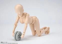 Bandai S.H. Figuarts Woman Female Body Chan DX (Yabuki Kentaro Ver.) Pale Orange Color Ver. Action Figure -Hasro Model Shop 4573102632999e