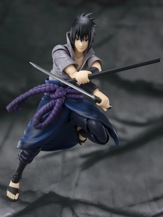 Bandai S.H. Figuarts Naruto: Shippuden Sasuke Uchiha - He Who Bears All Hatred- Action Figure 4 Bandai S.H. Figuarts Naruto: Shippuden Sasuke Uchiha - He Who Bears All Hatred- Action Figure - Image 2