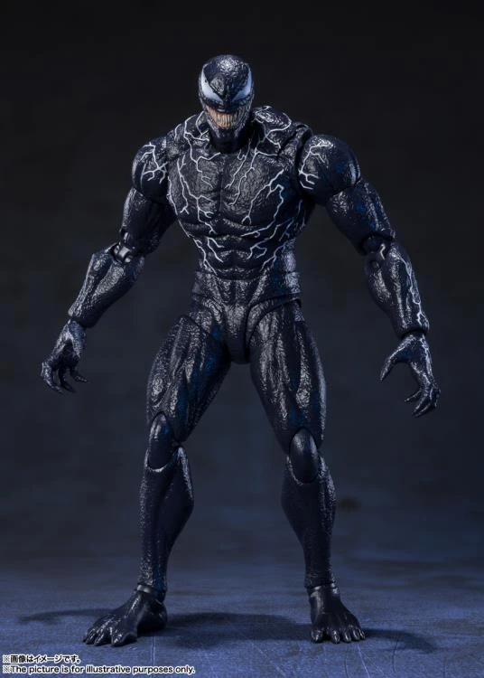 Bandai S.H. Figuarts Venom: Let There Be Carnage Venom Action Figure 4 Bandai S.H. Figuarts Venom: Let There Be Carnage Venom Action Figure - Image 2