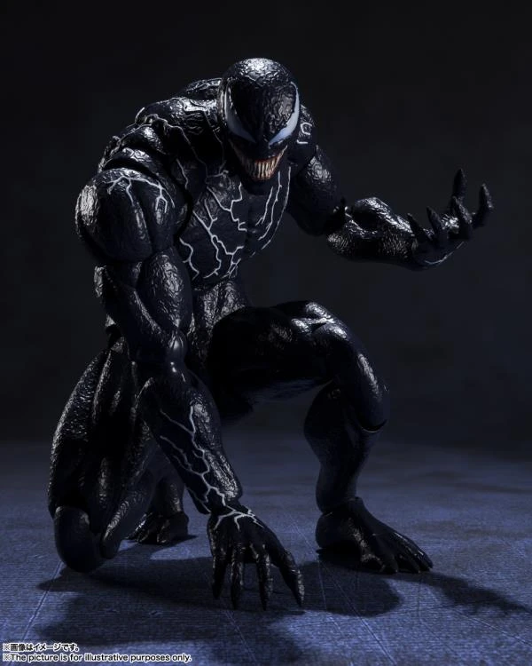 Bandai S.H. Figuarts Venom: Let There Be Carnage Venom Action Figure 6 Bandai S.H. Figuarts Venom: Let There Be Carnage Venom Action Figure - Image 4