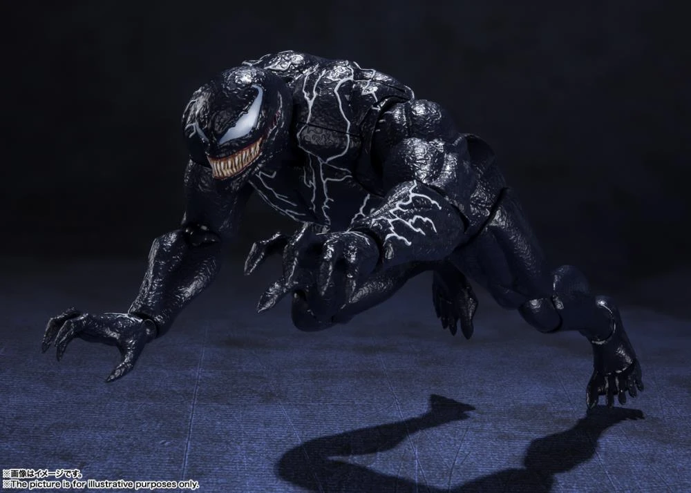 Bandai S.H. Figuarts Venom: Let There Be Carnage Venom Action Figure 7 Bandai S.H. Figuarts Venom: Let There Be Carnage Venom Action Figure - Image 5