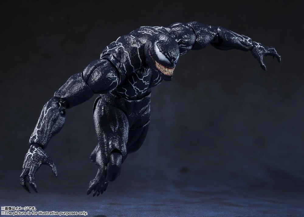 Bandai S.H. Figuarts Venom: Let There Be Carnage Venom Action Figure 8 Bandai S.H. Figuarts Venom: Let There Be Carnage Venom Action Figure - Image 6