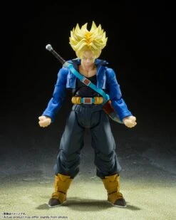 Bandai S.H. Figuarts Dragon Ball Z Super Saiyan Trunks -The Boy From The Future- Action Figure -Hasro Model Shop 4573102640321a