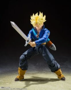Bandai S.H. Figuarts Dragon Ball Z Super Saiyan Trunks -The Boy From The Future- Action Figure -Hasro Model Shop 4573102640321f