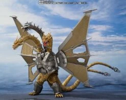 Bandai S.H. Monsterarts Godzilla Vs. King Ghidorah Mecha King Ghidorah (Decisive Battle Set) Action Figure -Hasro Model Shop 4573102640505d