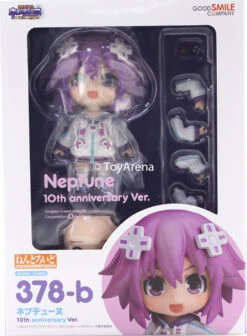 GOOD SMILE COMPANY Nendoroid #378-b Neptune (10th Anniversary Edition) Hyper Dimension Neptunia -Hasro Model Shop 4580590120266