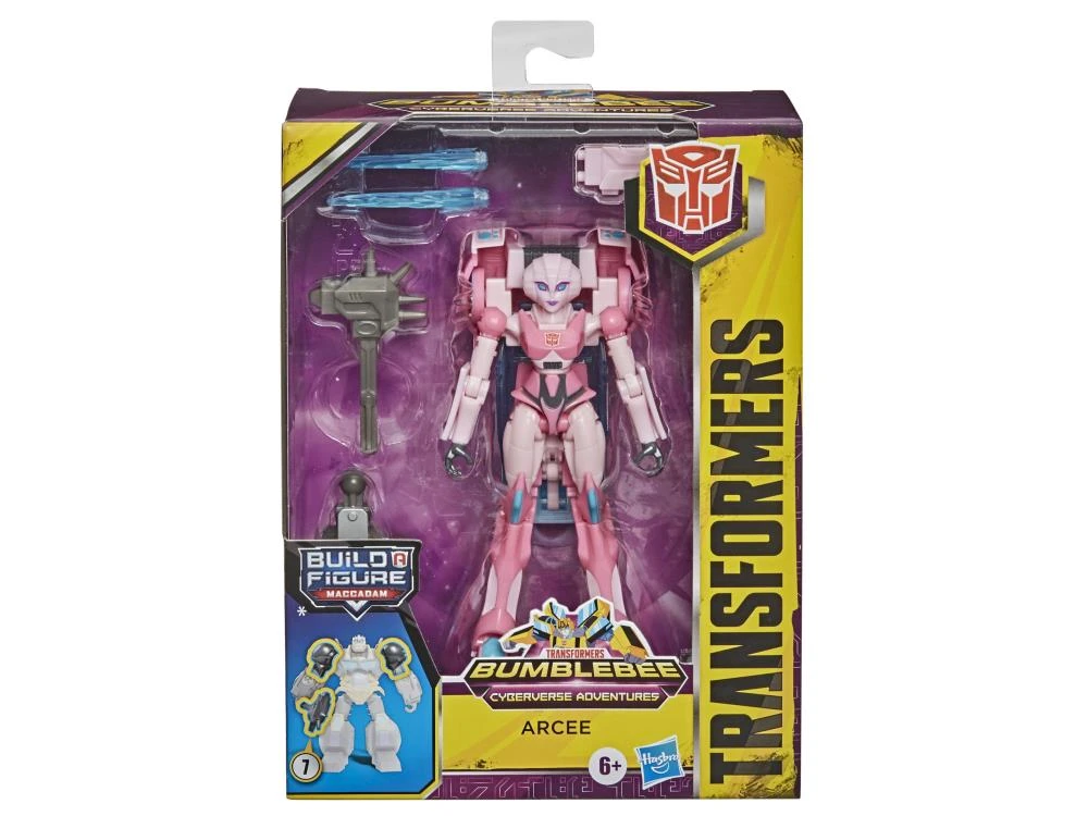 Hasbro Transformers: Bumblebee Cyberverse Adventures Deluxe Arcee Action Figure (BAF Maccadam) 5 Hasbro Transformers: Bumblebee Cyberverse Adventures Deluxe Arcee Action Figure (BAF Maccadam) - Image 3