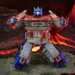 Hasbro Transformers Generations War For Cybertron: Kingdom Leader Optimus Prime Action Figure WFC-K11 -Hasro Model Shop 5010993767021c