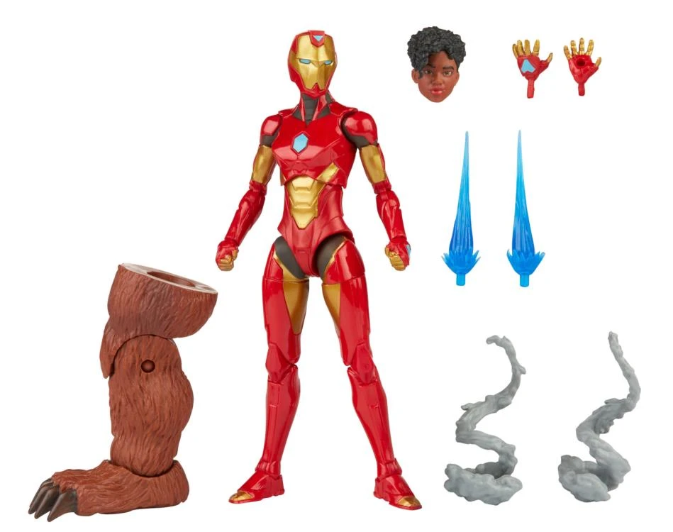 Hasbro Marvel Legends Iron Man Comic Wave 1 Ironheart (Ursa Major BAF) Action Figure 3 Hasbro Marvel Legends Iron Man Comic Wave 1 Ironheart (Ursa Major BAF) Action Figure