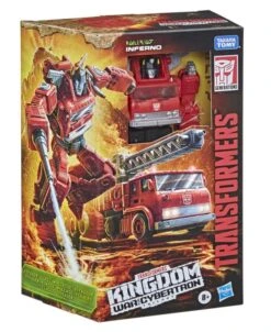 Hasbro Transformers Generations War For Cybertron: Kingdom Voyager Inferno Action Figure WFC-K19 -Hasro Model Shop 5010993792412f