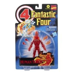 Hasbro Marvel Legends Vintage Retro Collection Fantastic Four Wave Human Torch Action Figure -Hasro Model Shop 5010993842544