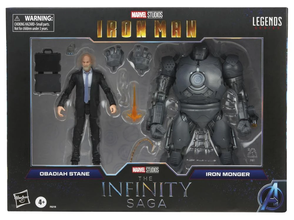 Hasbro Marvel Legends The Infinity Saga Obadiah Stane & Iron Monger Action Figures 12 Hasbro Marvel Legends The Infinity Saga Obadiah Stane & Iron Monger Action Figures - Image 10