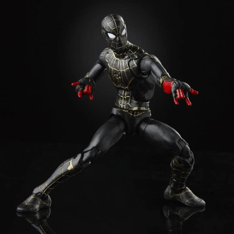 Hasbro Marvel Legends Spider-Man: No Way Home Wave Black And Gold Suit Spider-Man (Marvel's Armadillo BAF) 5 Hasbro Marvel Legends Spider-Man: No Way Home Wave Black And Gold Suit Spider-Man (Marvel's Armadillo BAF) - Image 3