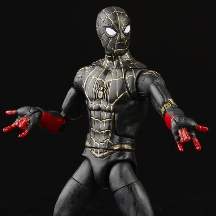 Hasbro Marvel Legends Spider-Man: No Way Home Wave Black And Gold Suit Spider-Man (Marvel's Armadillo BAF) 6 Hasbro Marvel Legends Spider-Man: No Way Home Wave Black And Gold Suit Spider-Man (Marvel's Armadillo BAF) - Image 4