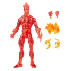 Hasbro Marvel Legends Vintage Retro Series Fantastic Four 4 Human Torch Action Figure