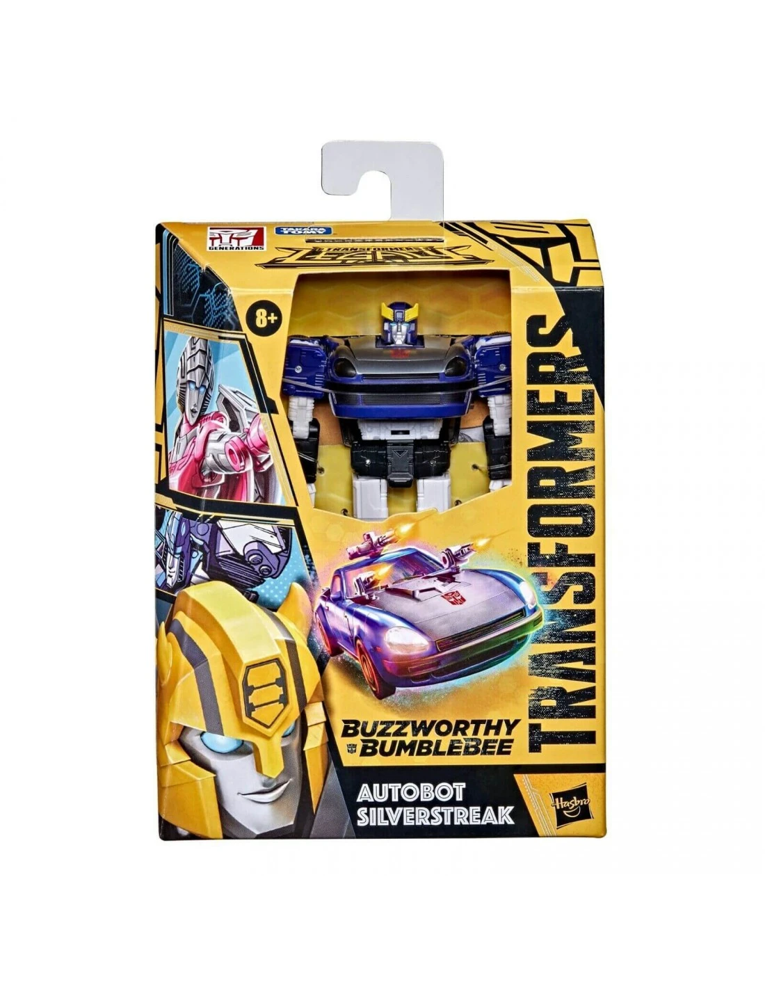 Hasbro Transformers Legacy Deluxe Buzzworthy Bumblebee Autobot Silverstreak Action Figure 6 Hasbro Transformers Legacy Deluxe Buzzworthy Bumblebee Autobot Silverstreak Action Figure - Image 4