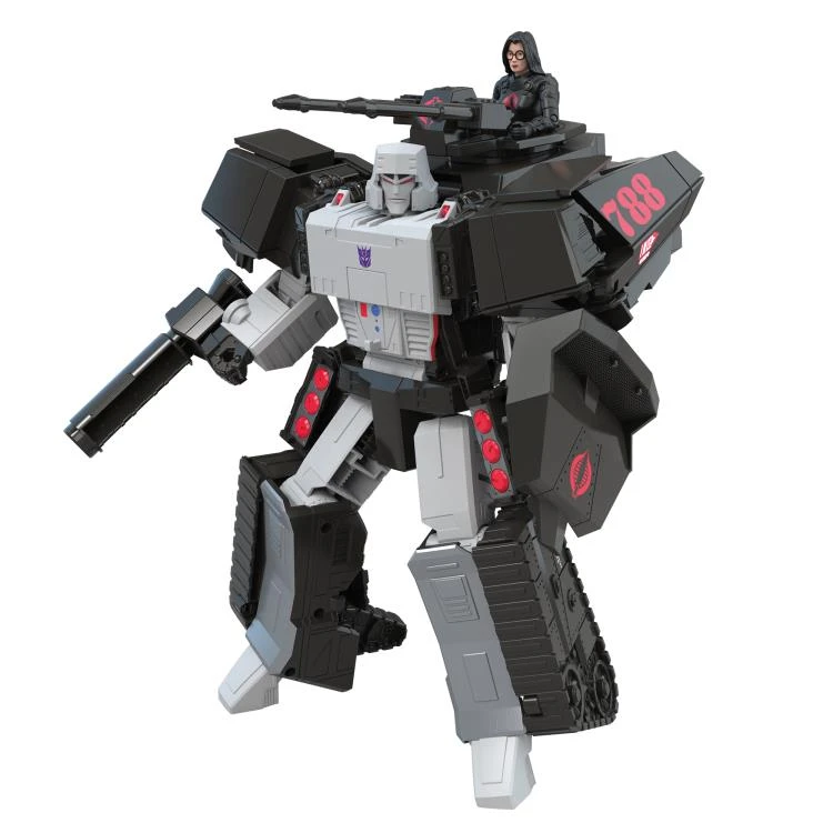 Hasbro Transformers X G.I. Joe Megatron H.I.S.S. Tank & Baroness Action Figure 3 Hasbro Transformers X G.I. Joe Megatron H.I.S.S. Tank & Baroness Action Figure