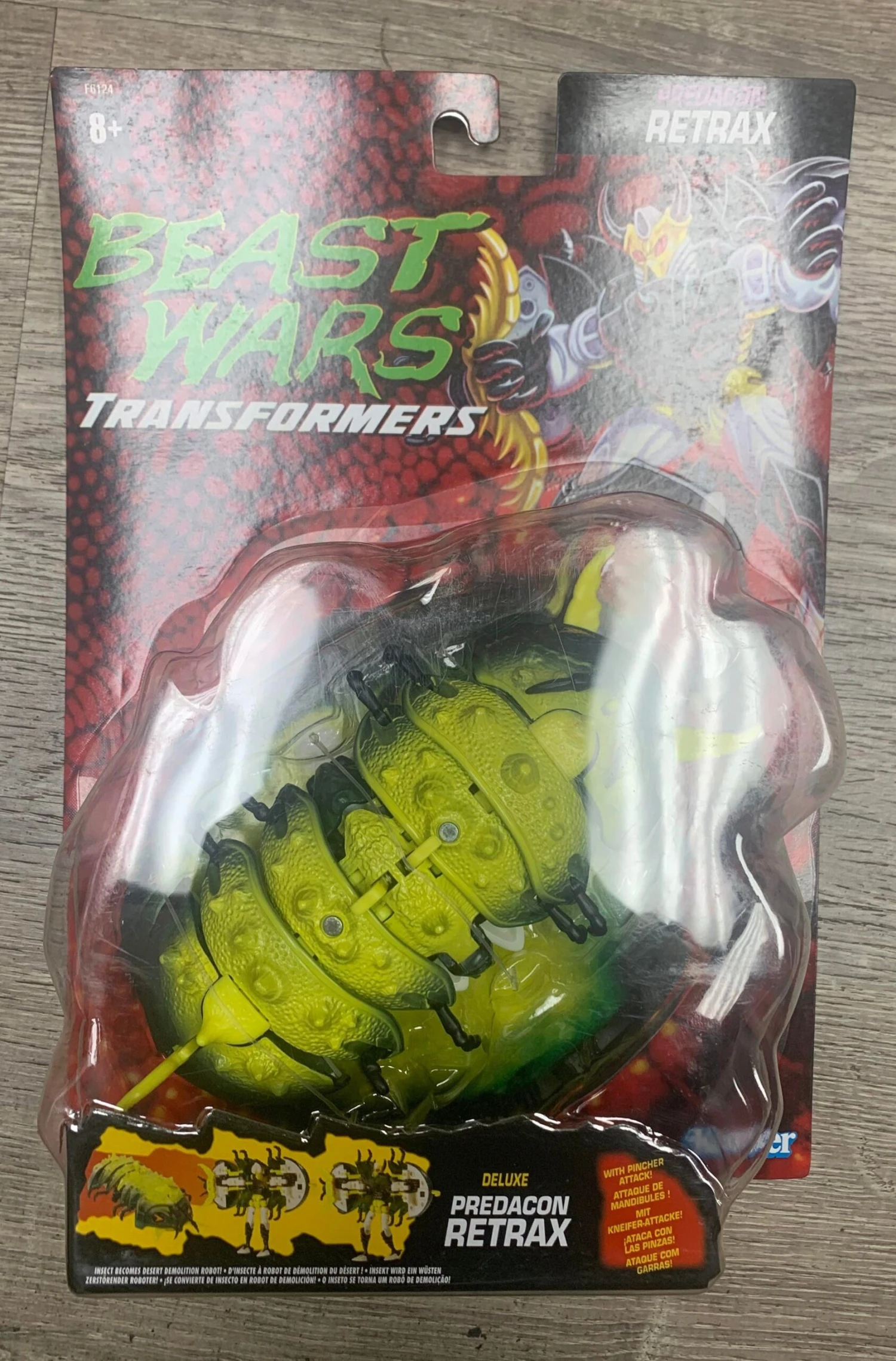 Hasbro Transformers Vintage Beast Wars Deluxe Predacon Retrax Action Figure 3 Hasbro Transformers Vintage Beast Wars Deluxe Predacon Retrax Action Figure