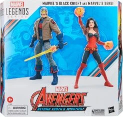 Hasbro Marvel Legends 60th Anniversary Avengers Beyond Earth's Mightiest Marvel's Black Knight And Marvel's Sersi Two Pack Action Figure 23 Hasbro Marvel Legends 60th Anniversary Avengers Beyond Earth's Mightiest Marvel's Black Knight And Marvel's Sersi Two Pack Action Figure -Hasro Model Shop 5010996142573