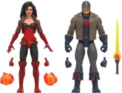 Hasbro Marvel Legends 60th Anniversary Avengers Beyond Earth's Mightiest Marvel's Black Knight And Marvel's Sersi Two Pack Action Figure