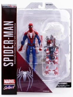 Marvel Select Spider-Man Spiderman PS4 Ver. Action Figure -Hasro Model Shop 699788836132