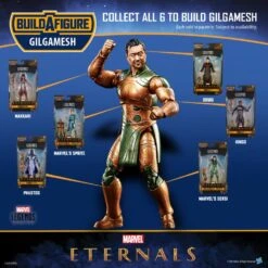 Hasbro Marvel Legends Eternals Wave 1 Set Of 7 (BAF Gilgamesh) Action Figures 30 Hasbro Marvel Legends Eternals Wave 1 Set Of 7 (BAF Gilgamesh) Action Figures -Hasro Model Shop BAFGILGAMESHac